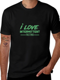 I Love Intermittent Fasting Black T-Shirt product image 1