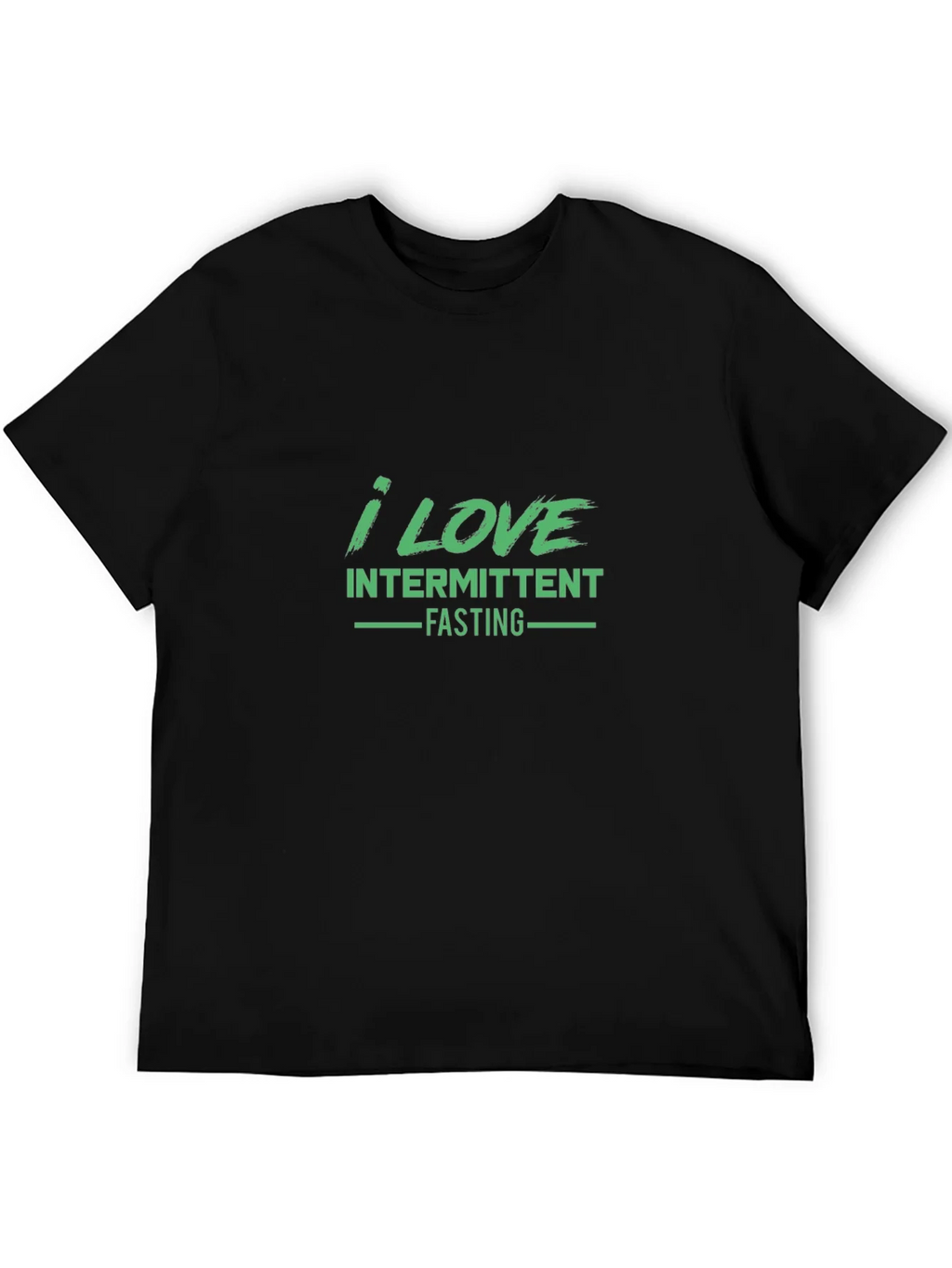 I Love Intermittent Fasting Black T-Shirt product image 4