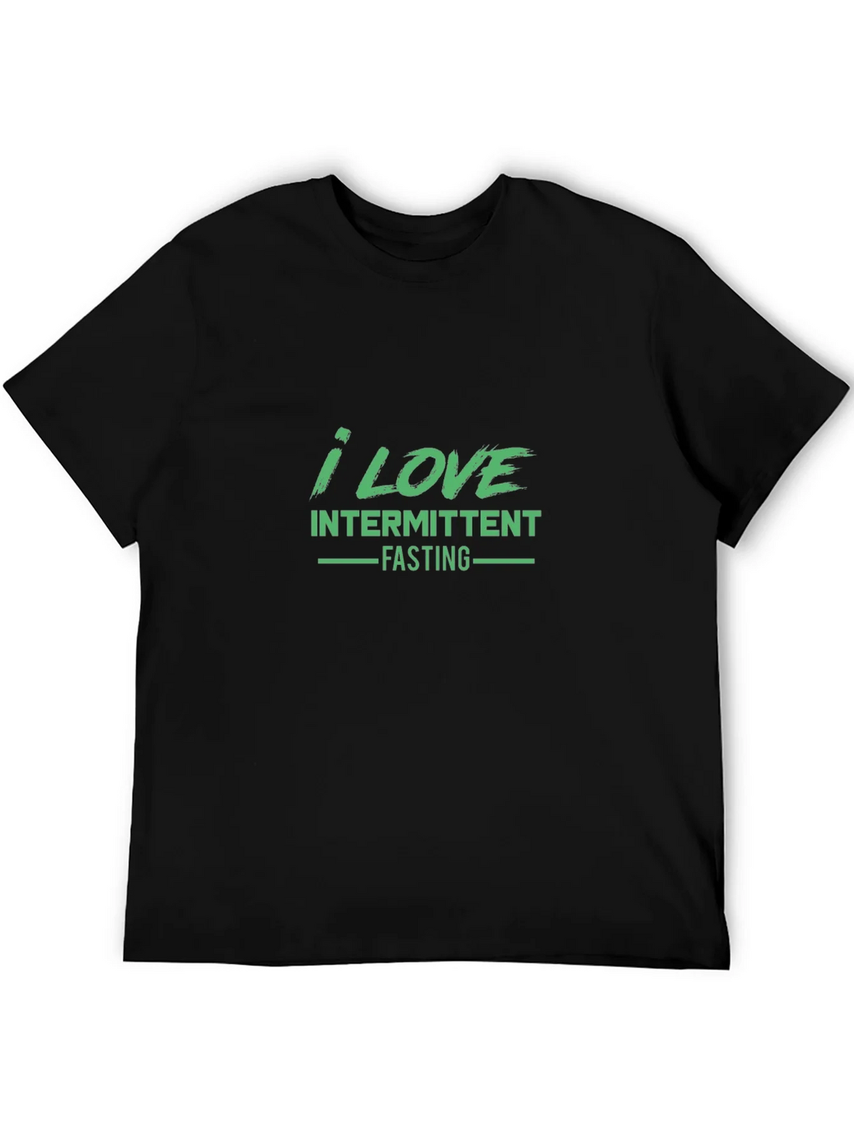 I Love Intermittent Fasting Black T-Shirt product image 4