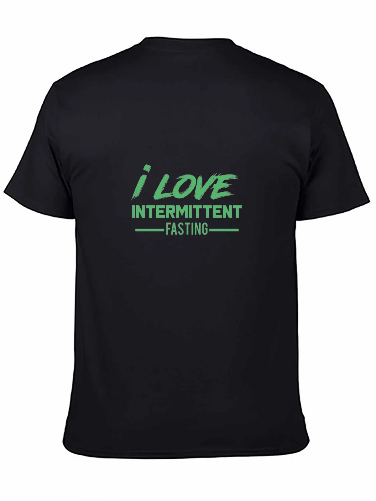I Love Intermittent Fasting Black T-Shirt product image 3