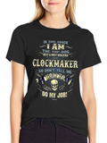 Clockmaker T-Shirt - In This Shack I Am The Top Dog product image 1