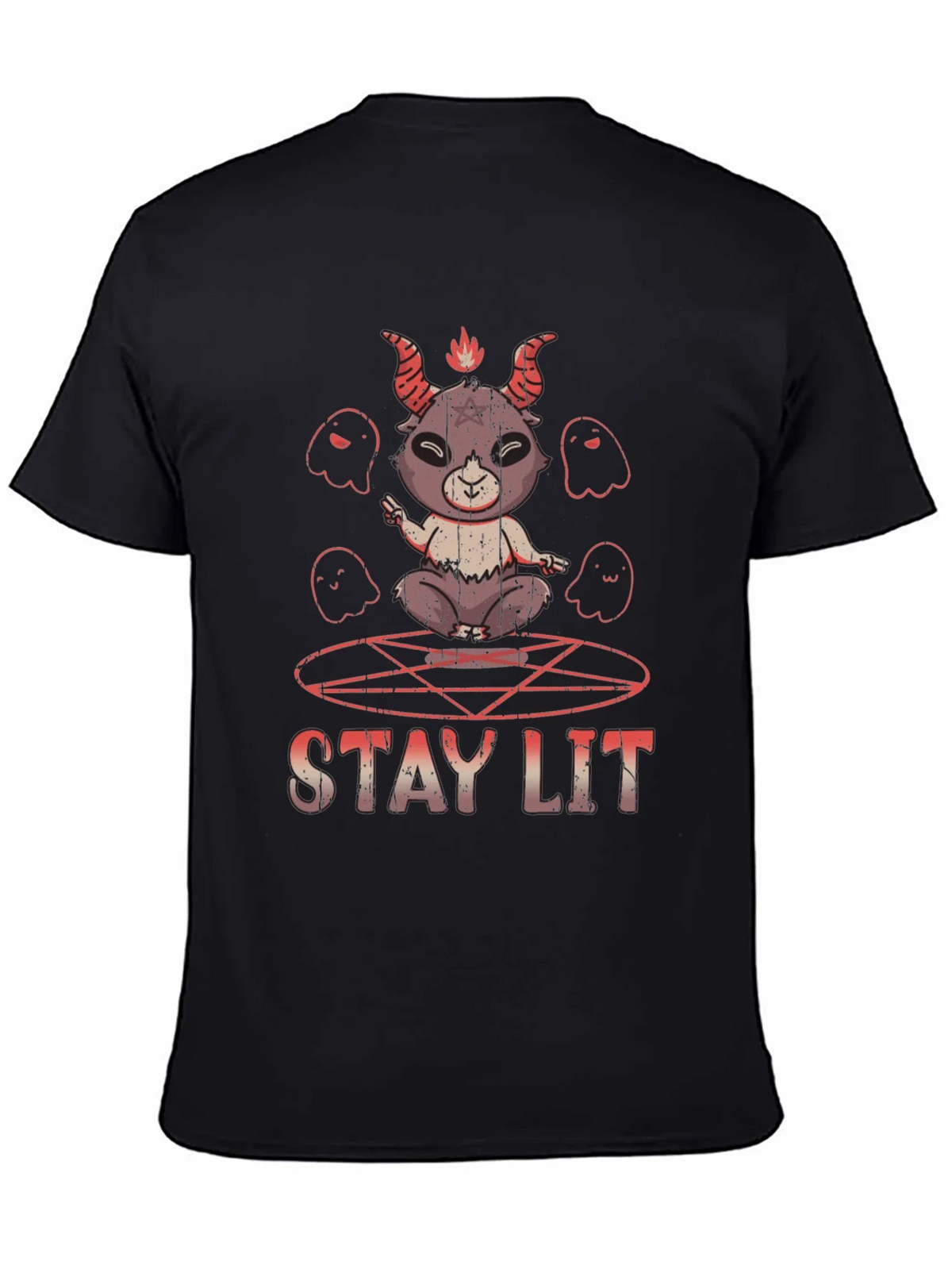 Stay Lit Baphomet T-Shirt product image 4