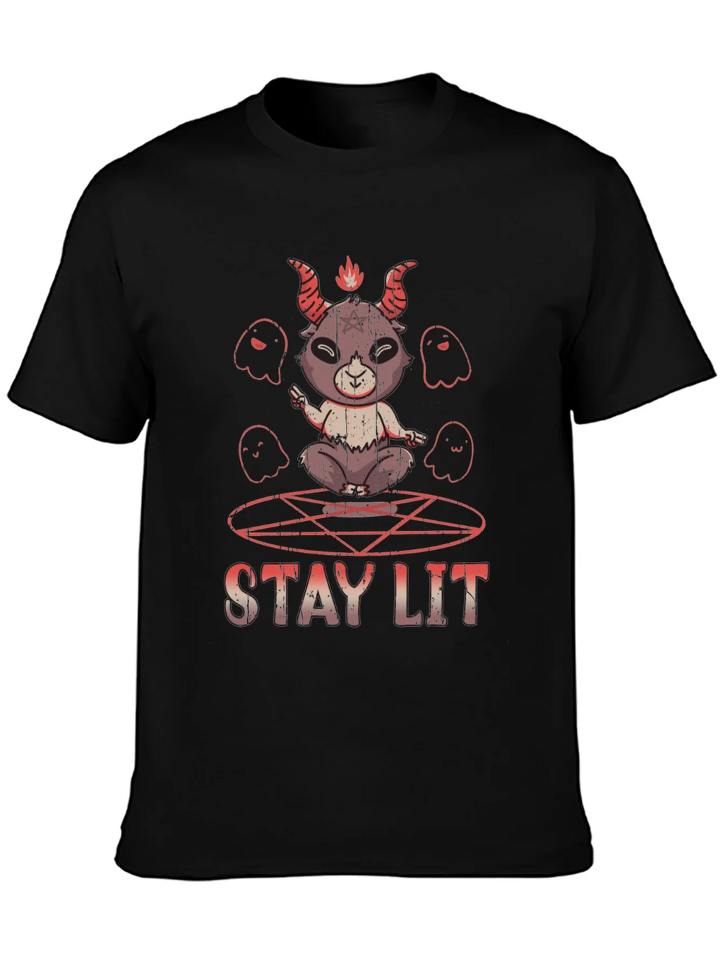 Stay Lit Baphomet T-Shirt product image 3