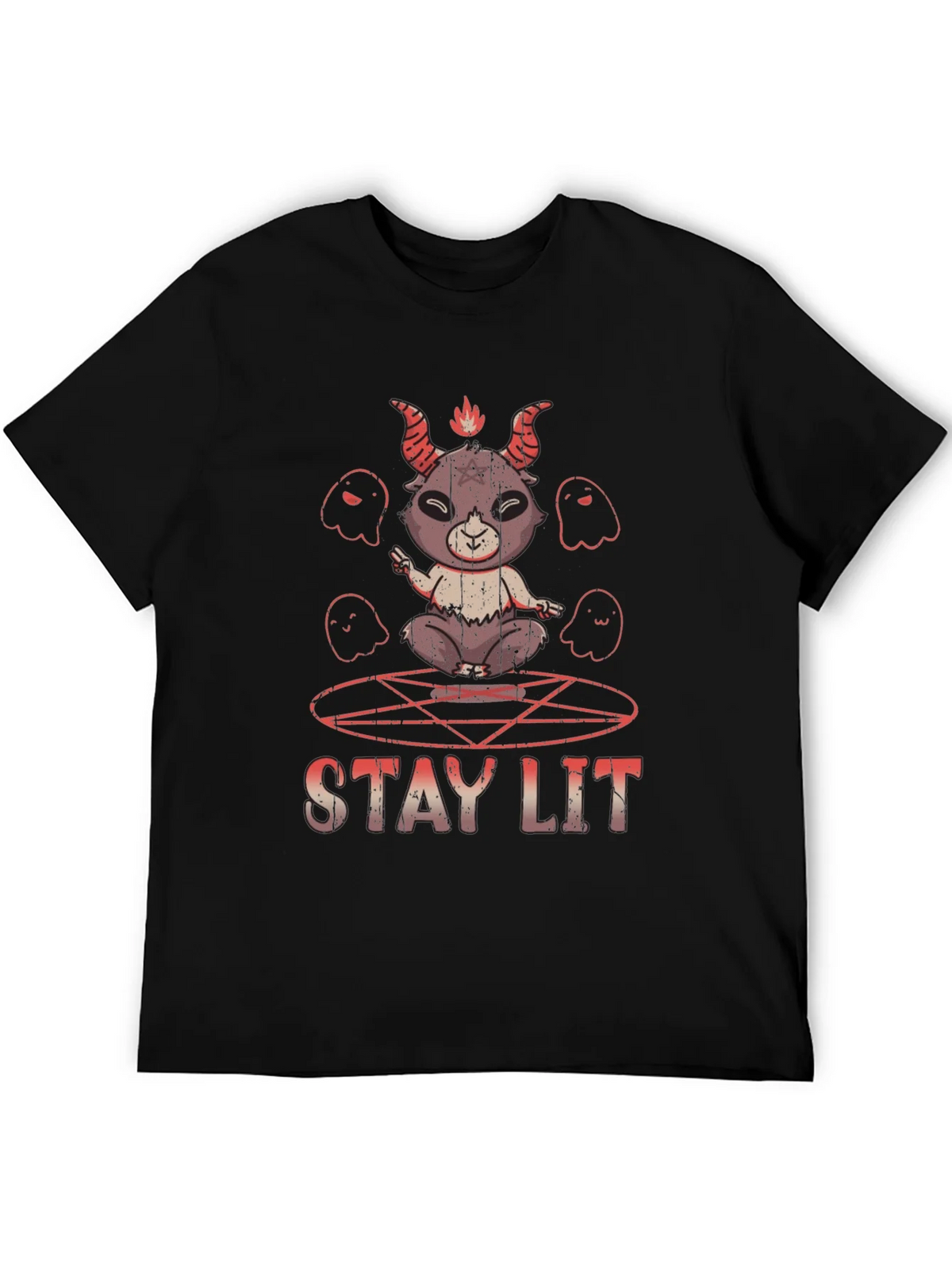 Stay Lit Baphomet T-Shirt product image 5