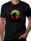 Bigfoot Sunset Graphic Tee - Black product image 1