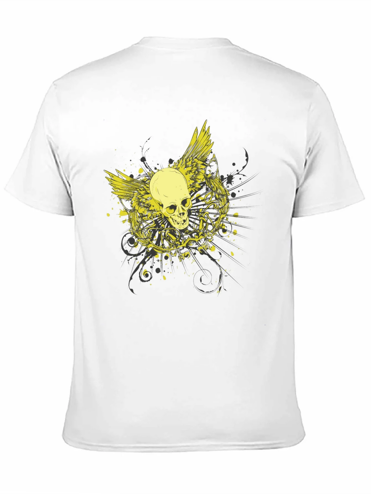 Skull Wings Graphic Black Tee product image 10
