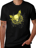 Skull Wings Graphic Black Tee product image 1