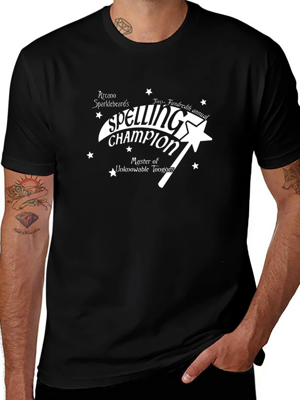 Arcano Sparklebeards Spelling Champion T-Shirt product image 1