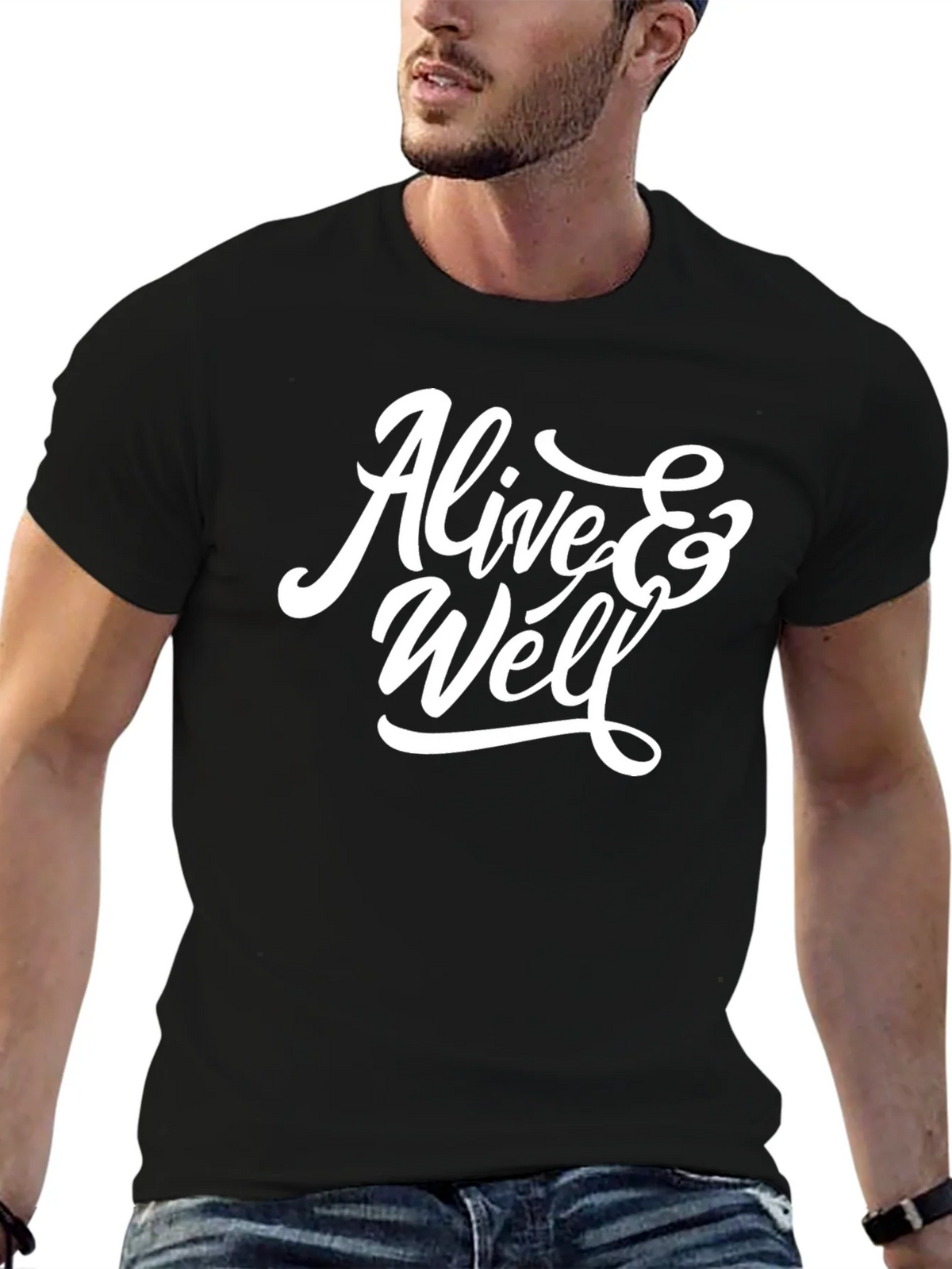 Alive & Well Graphic T-Shirt - Black product image 6