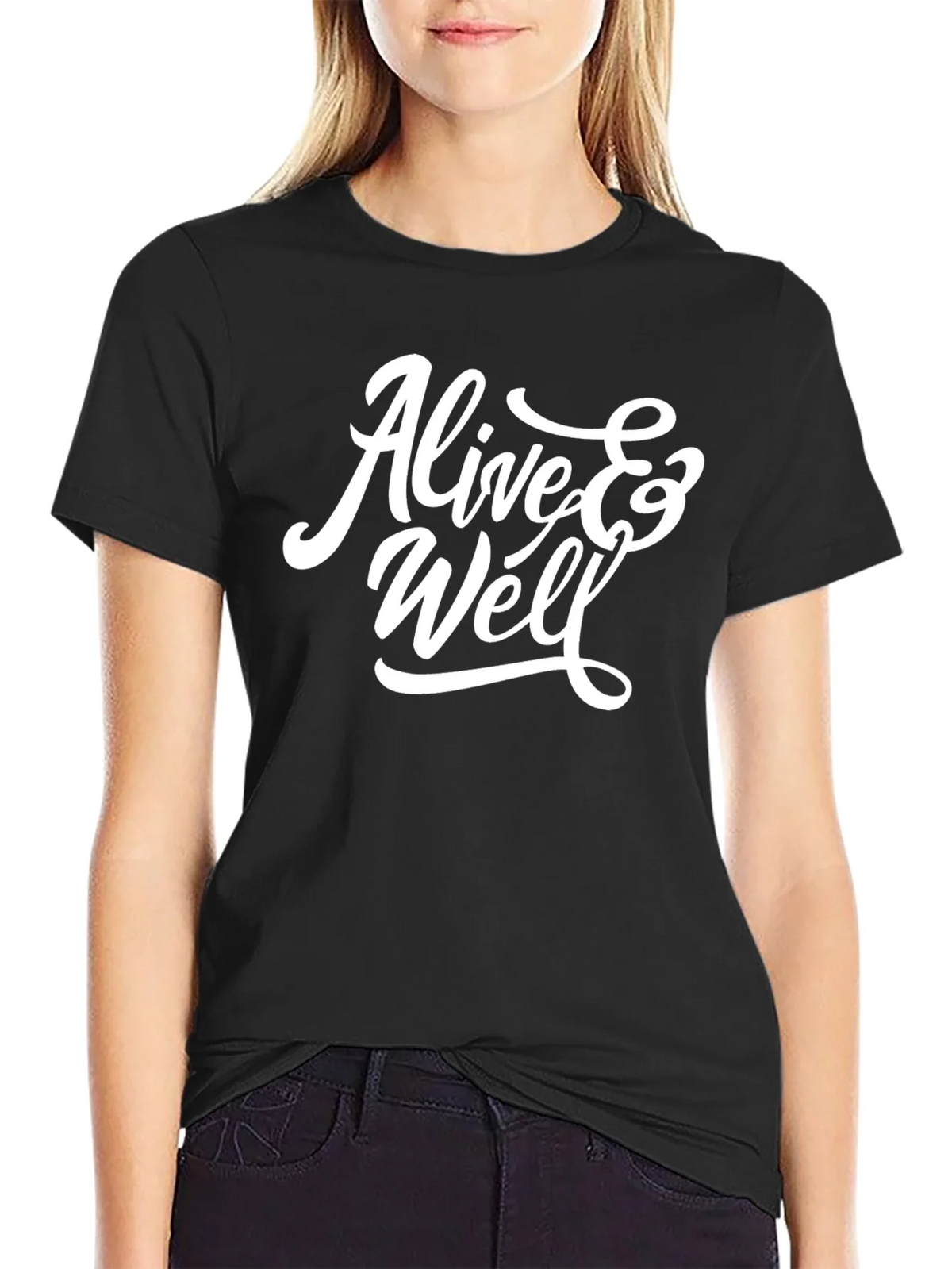 Alive & Well Graphic T-Shirt - Black product image 2