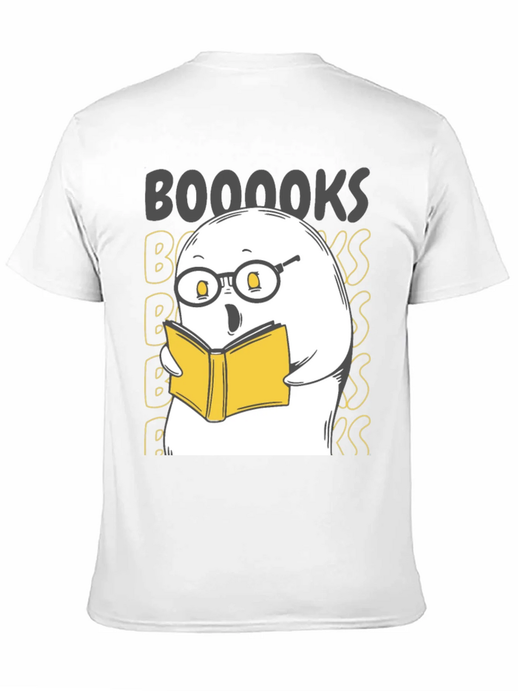 Booooks Ghost Reading T-Shirt - Halloween Tee product image 6