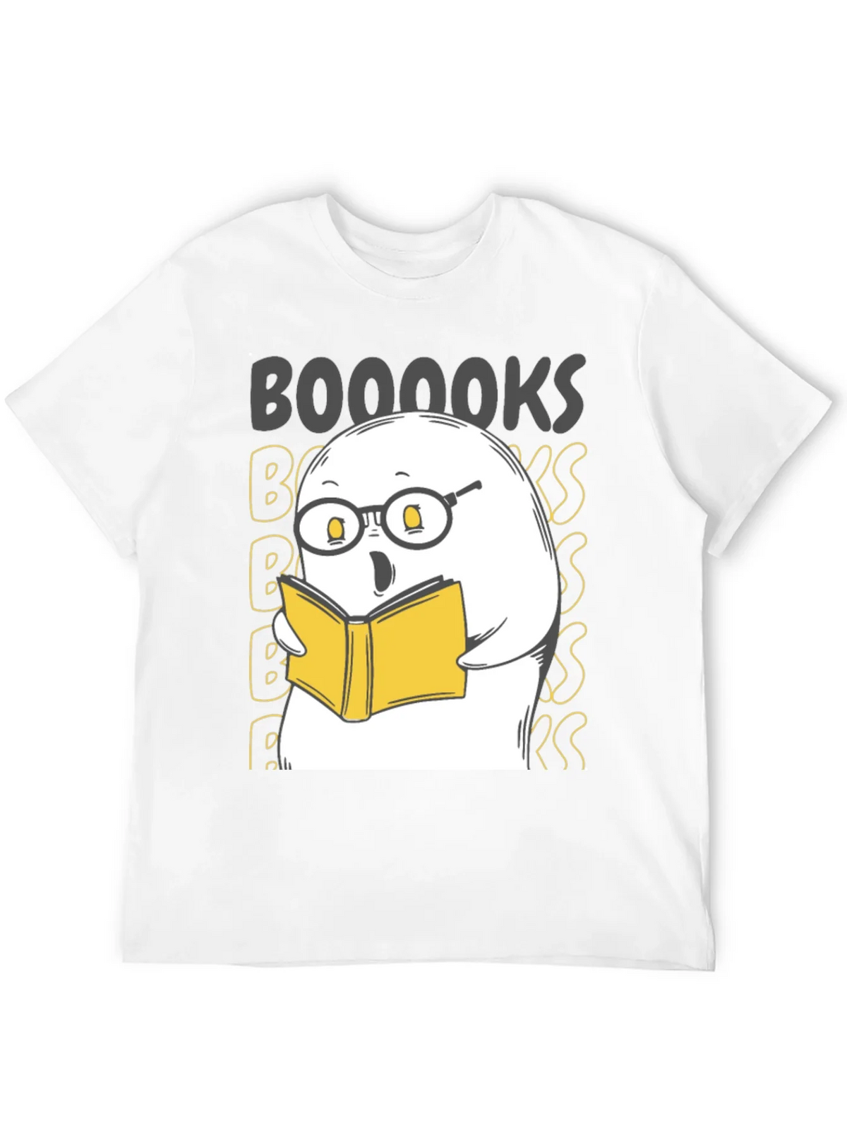 Booooks Ghost Reading T-Shirt - Halloween Tee product image 7