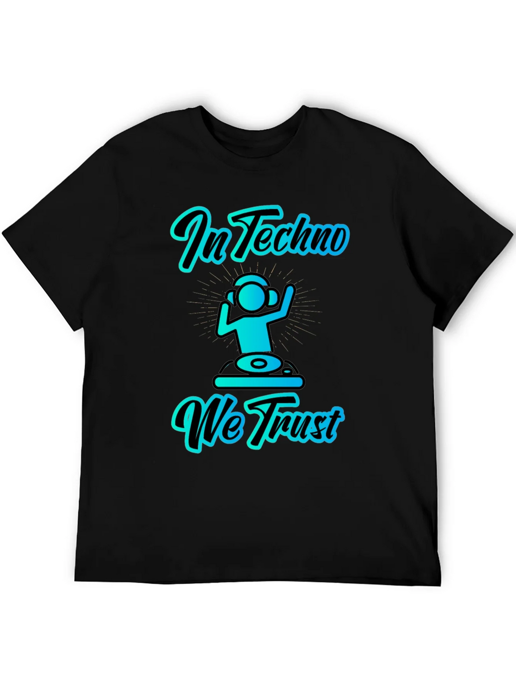 In Techno We Trust Graphic T-Shirt product image 5