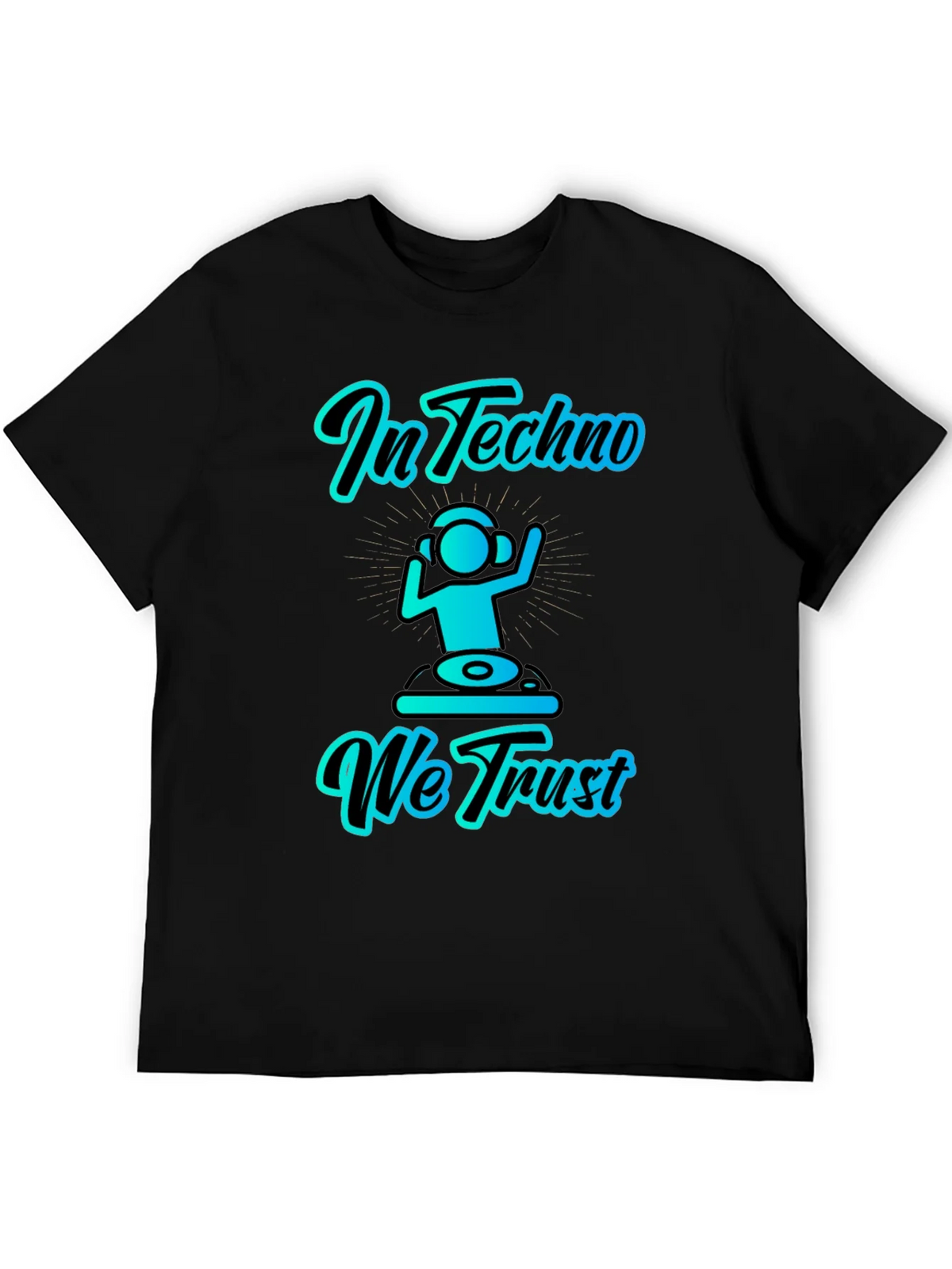 In Techno We Trust Graphic T-Shirt product image 5