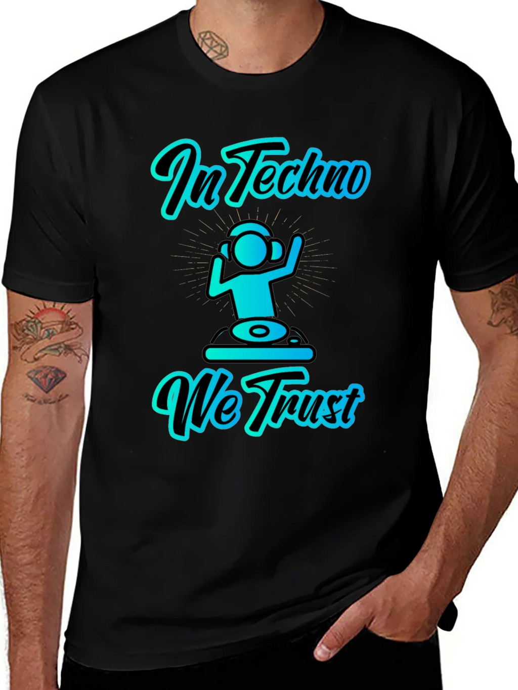 In Techno We Trust Graphic T-Shirt product image 1