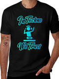 In Techno We Trust Graphic T-Shirt product image 1
