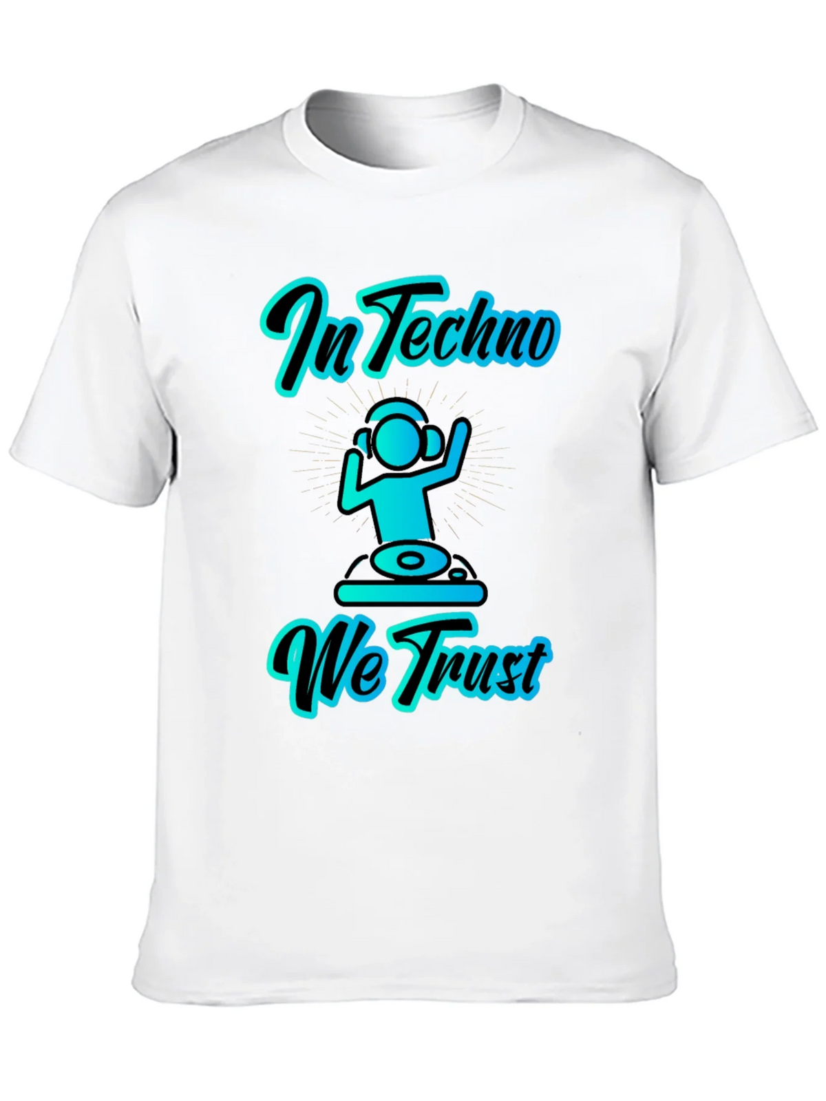 In Techno We Trust Graphic T-Shirt product image 9