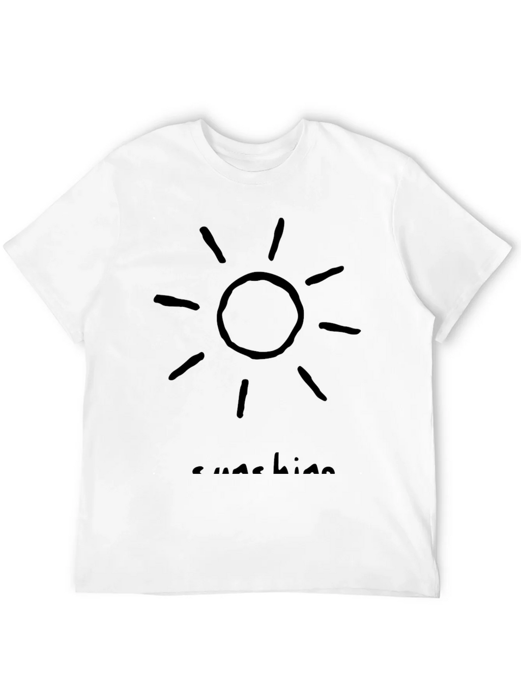 Sunshine Graphic T-Shirt - Black Casual Wear product image 9