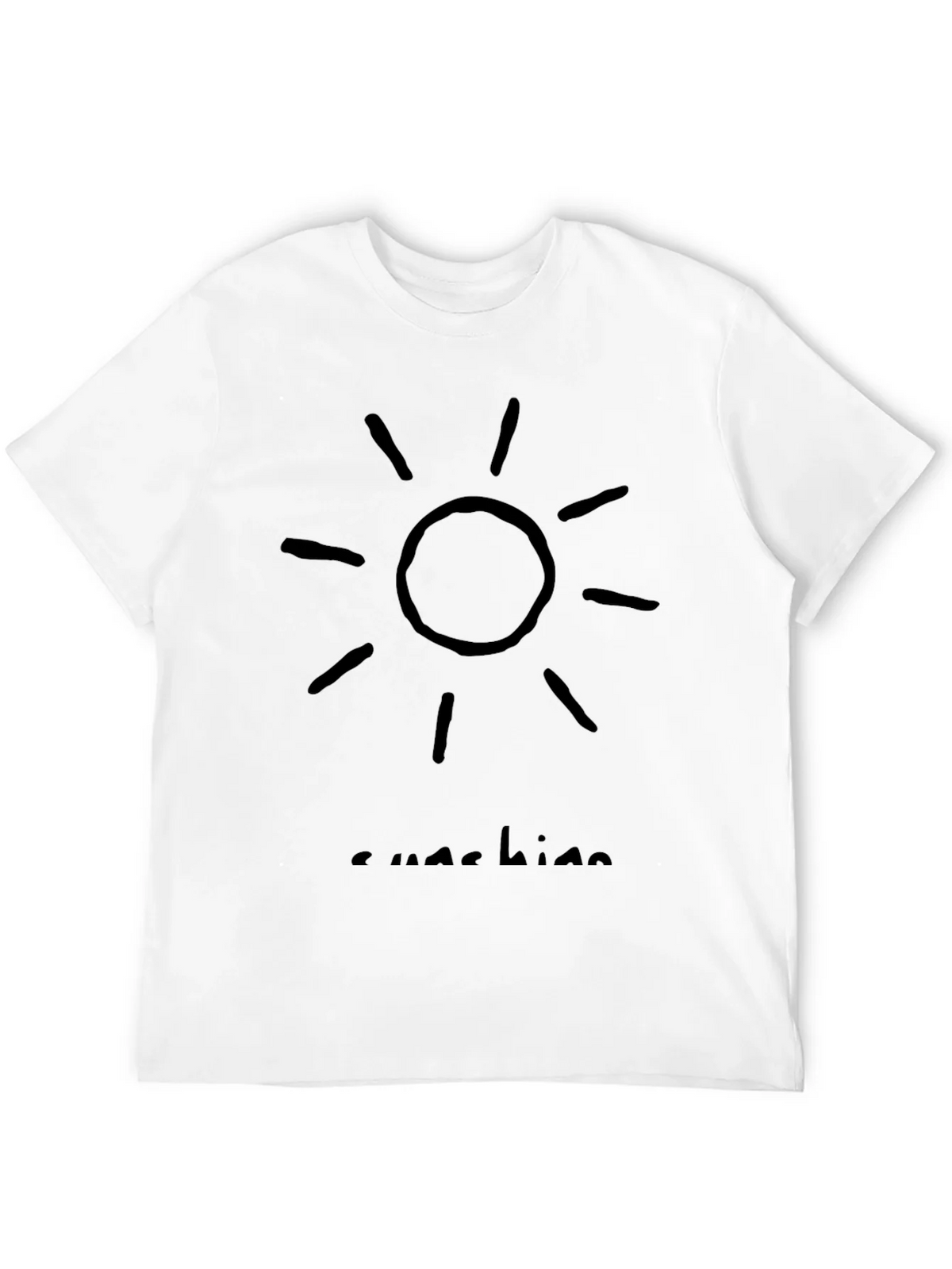 Sunshine Graphic T-Shirt - Black Casual Wear product image 9