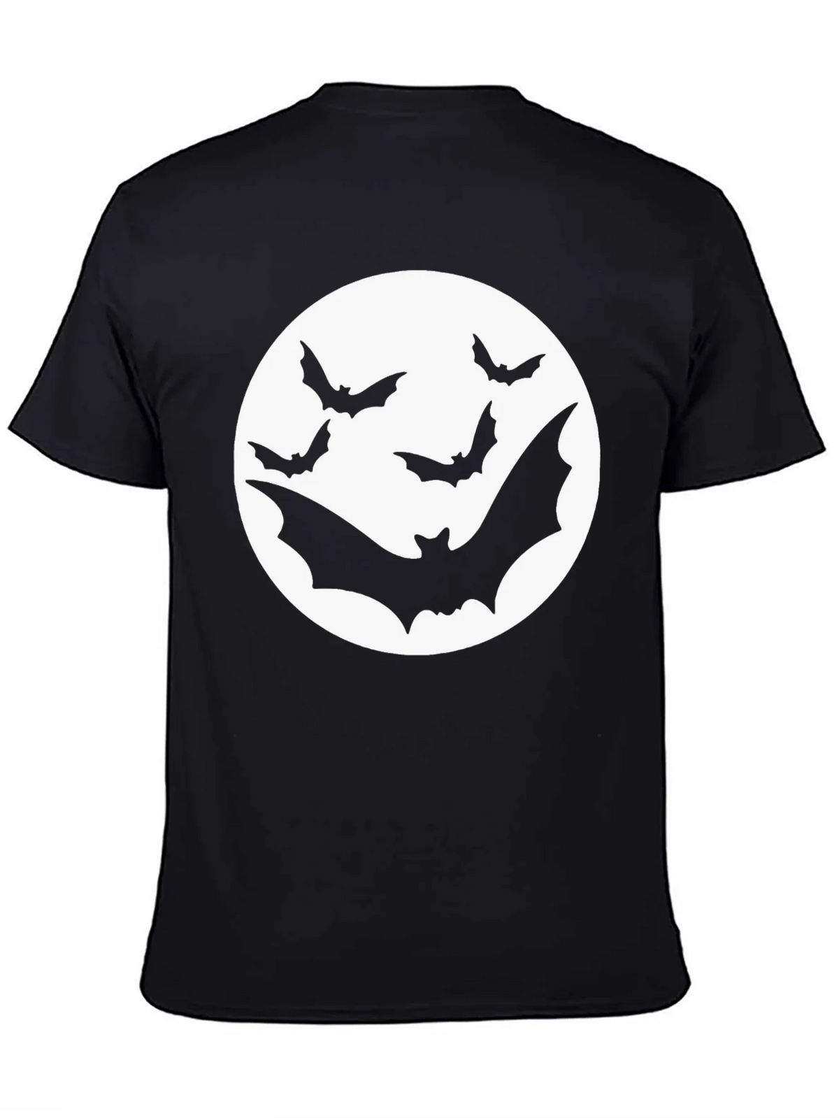 Bat Moon Graphic Tee - Halloween Shirt product image 3