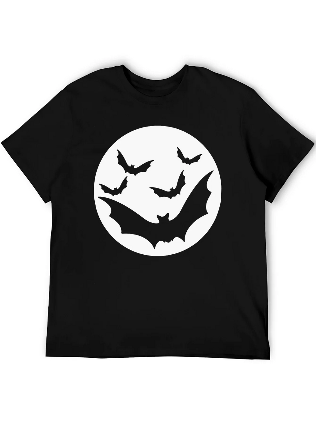 Bat Moon Graphic Tee - Halloween Shirt product image 4