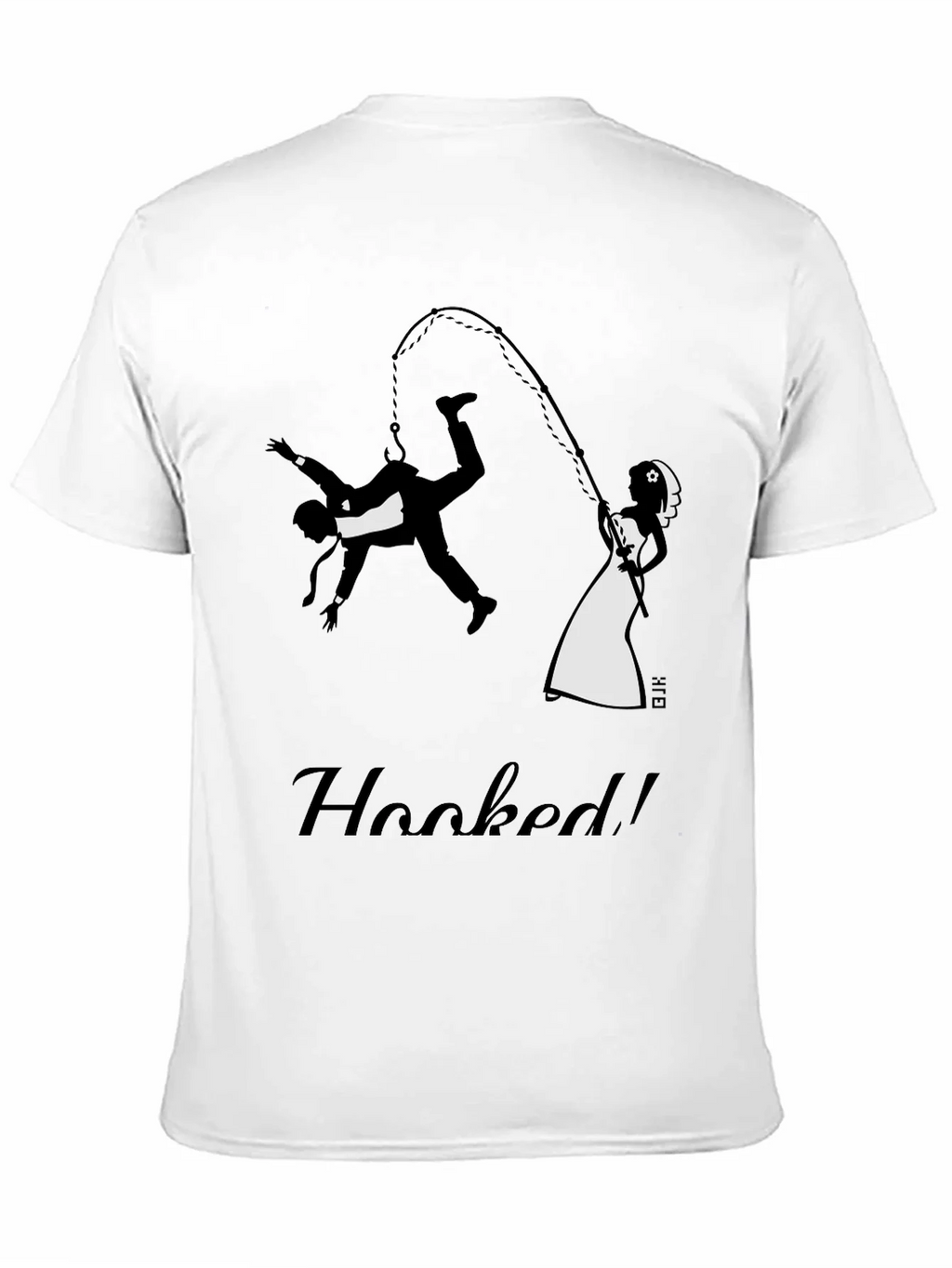 Hooked Groom Graphic Tee - Funny Wedding T-Shirt product image 10