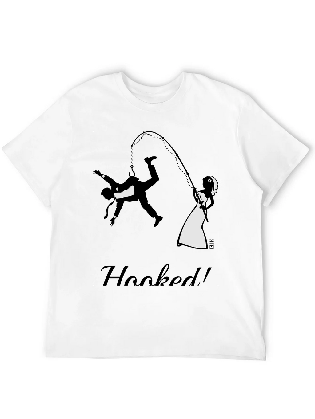 Hooked Groom Graphic Tee - Funny Wedding T-Shirt product image 11