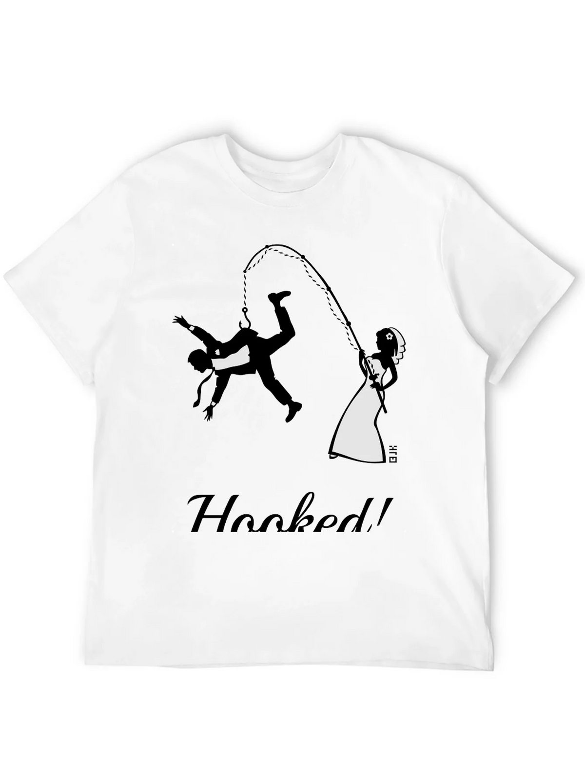 Hooked Groom Graphic Tee - Funny Wedding T-Shirt product image 11