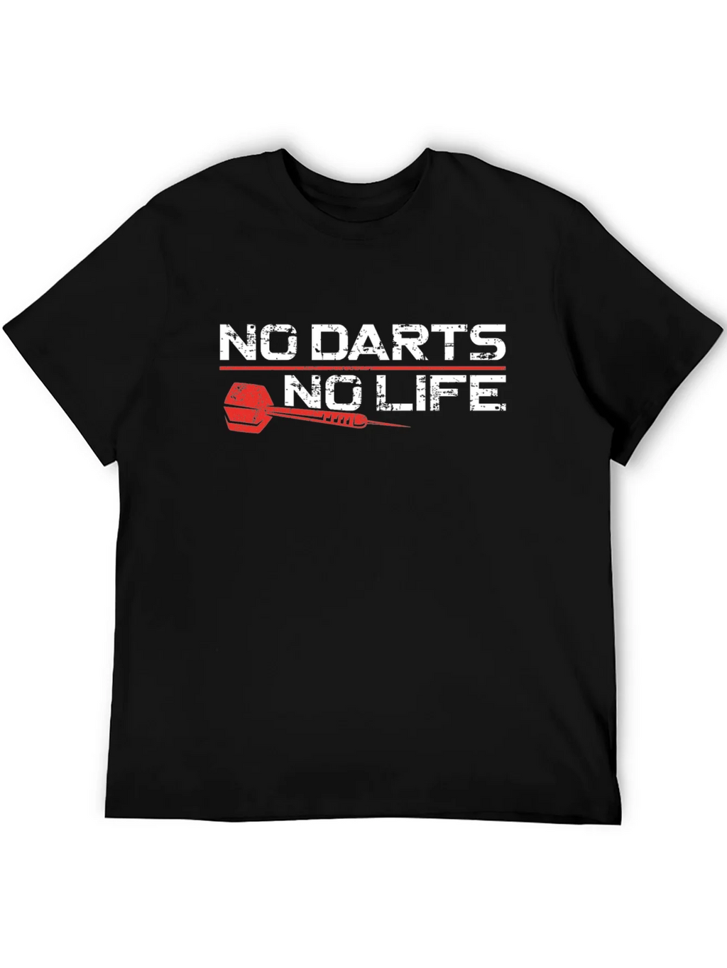 No Darts No Life Black T-Shirt product image 3