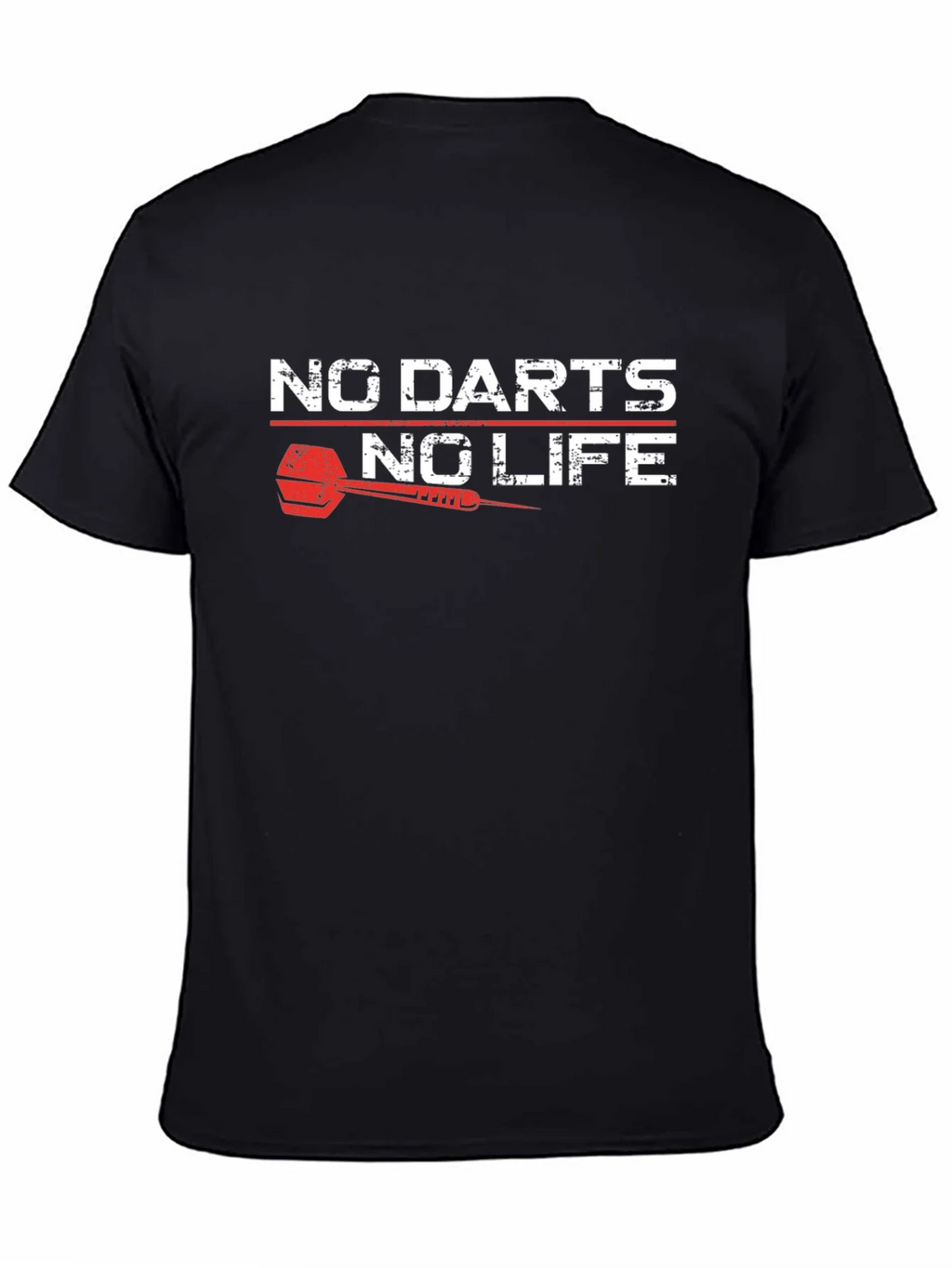 No Darts No Life Black T-Shirt product image 2