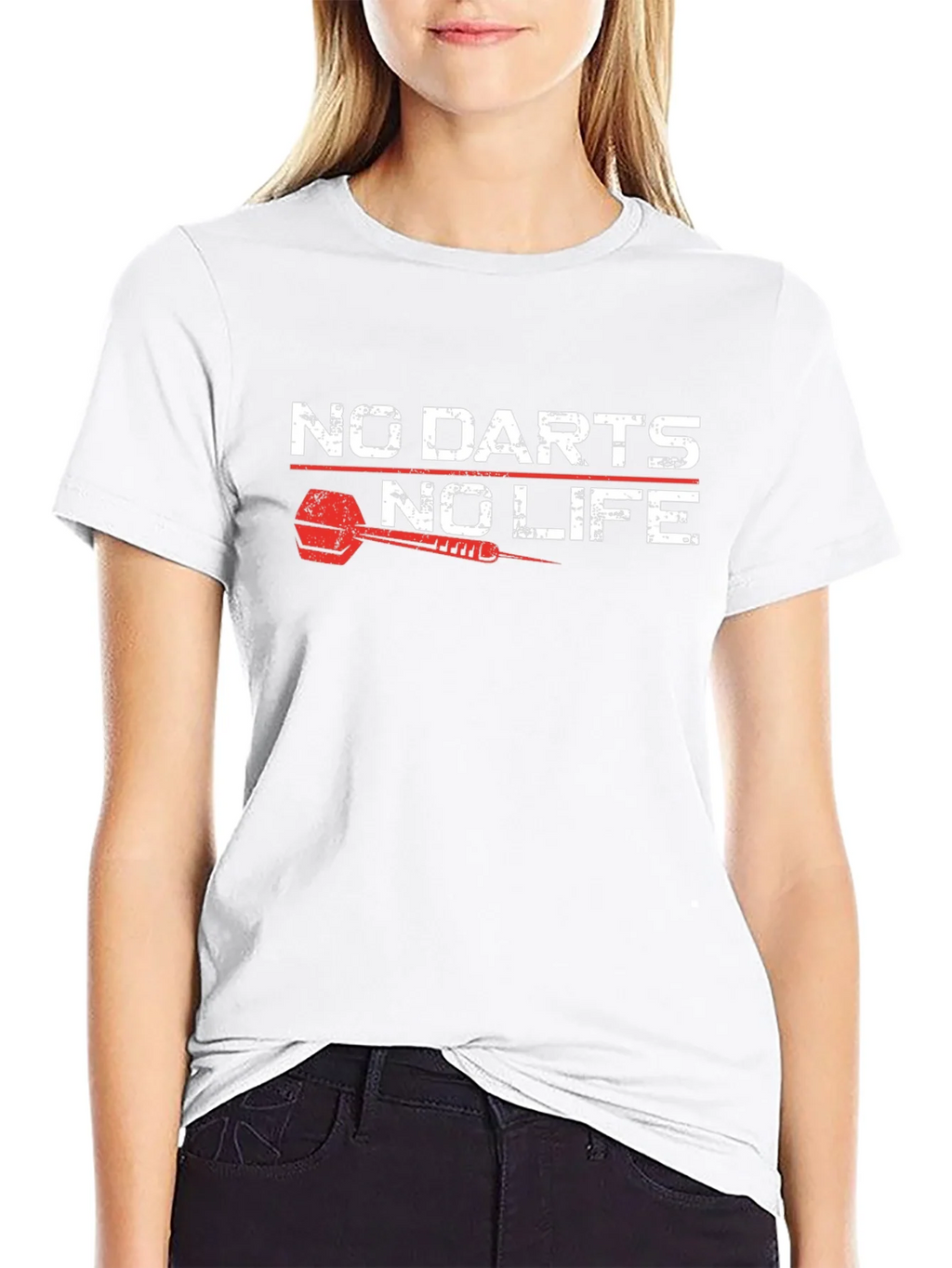 No Darts No Life Black T-Shirt product image 5