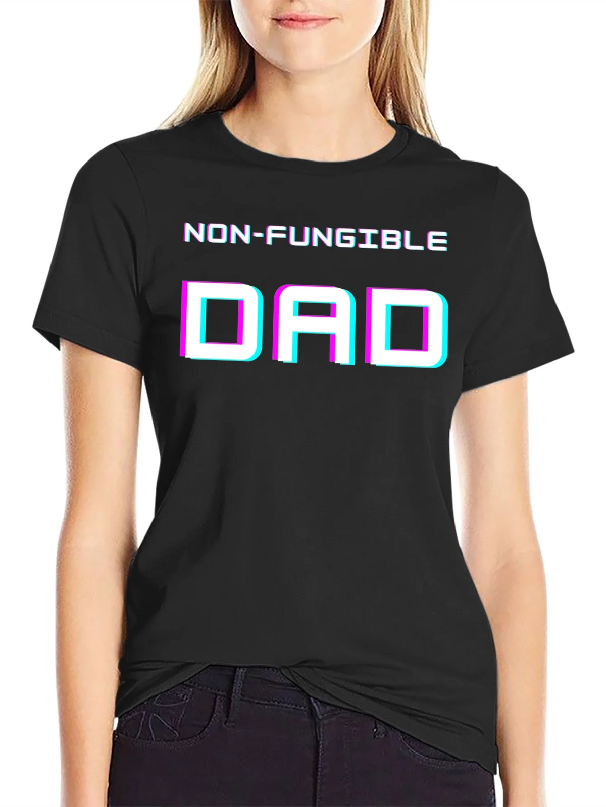 Non-Fungible Dad T-Shirt - Fun Crypto Tee product image 1
