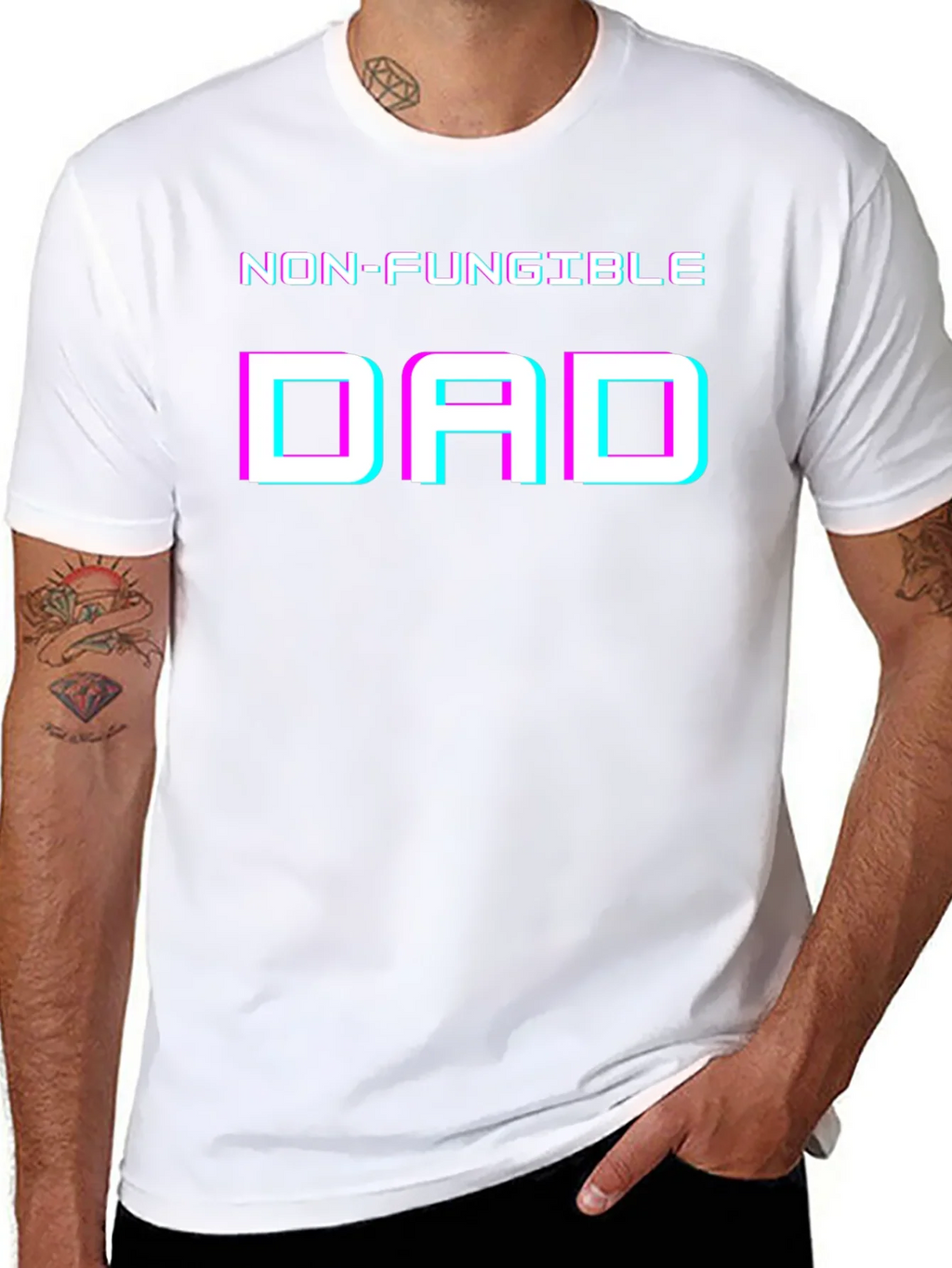 Non-Fungible Dad T-Shirt - Fun Crypto Tee product image 4