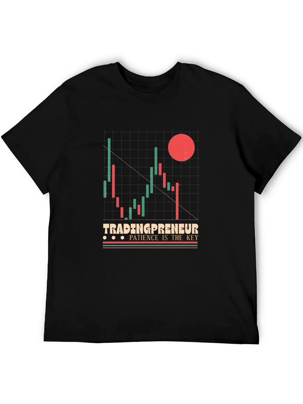 Tradingpreneur Patience is Key Graphic Tee product image 5