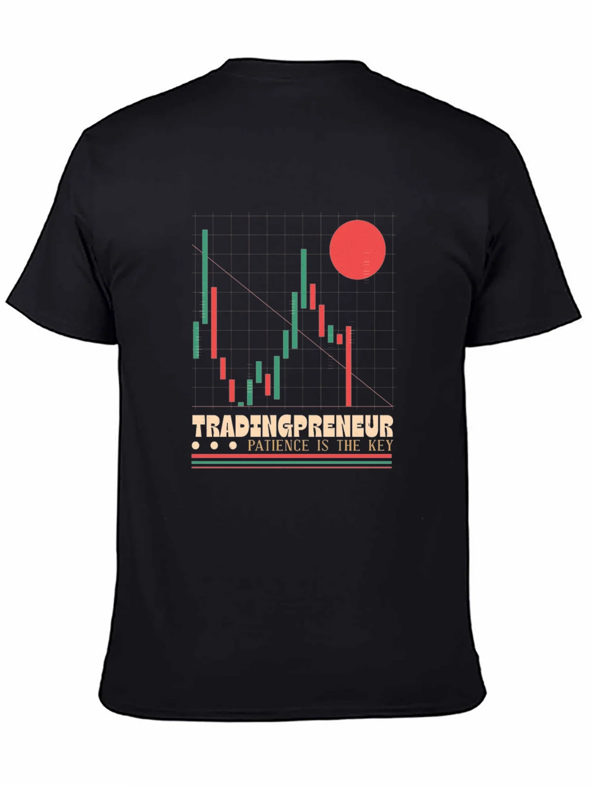 Tradingpreneur Patience is Key Graphic Tee product image 4
