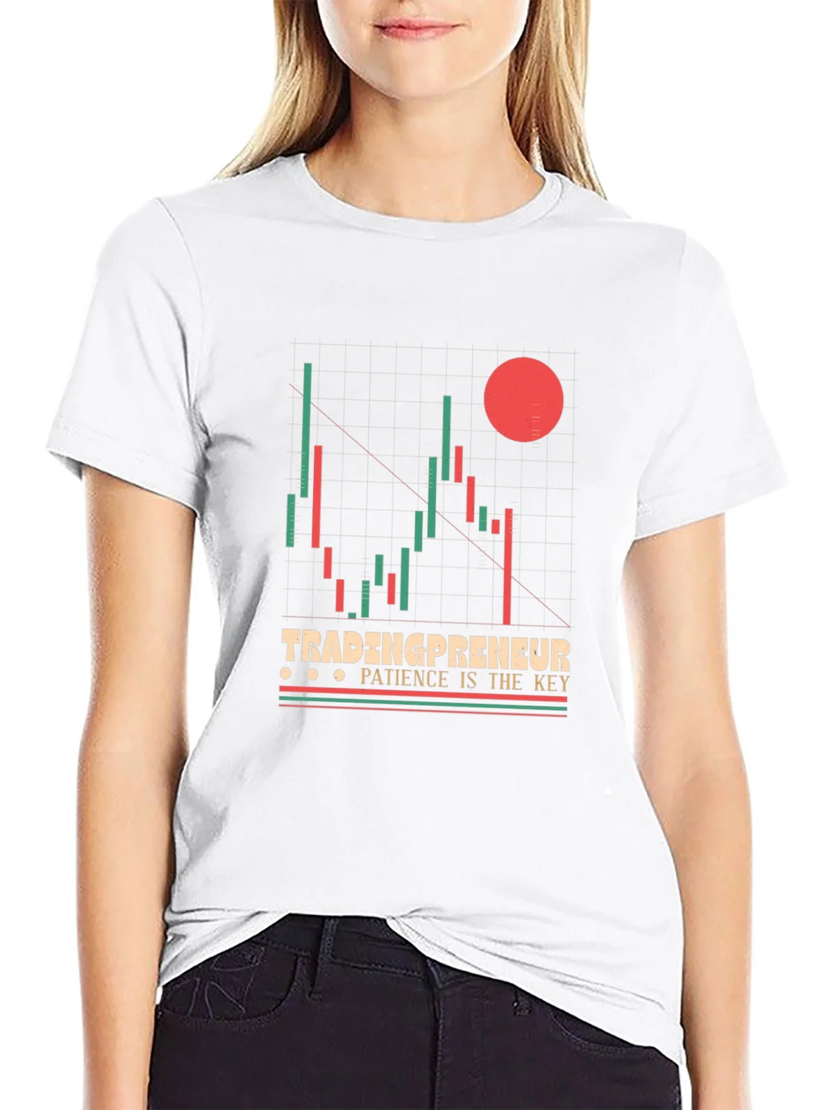 Tradingpreneur Patience is Key Graphic Tee product image 8