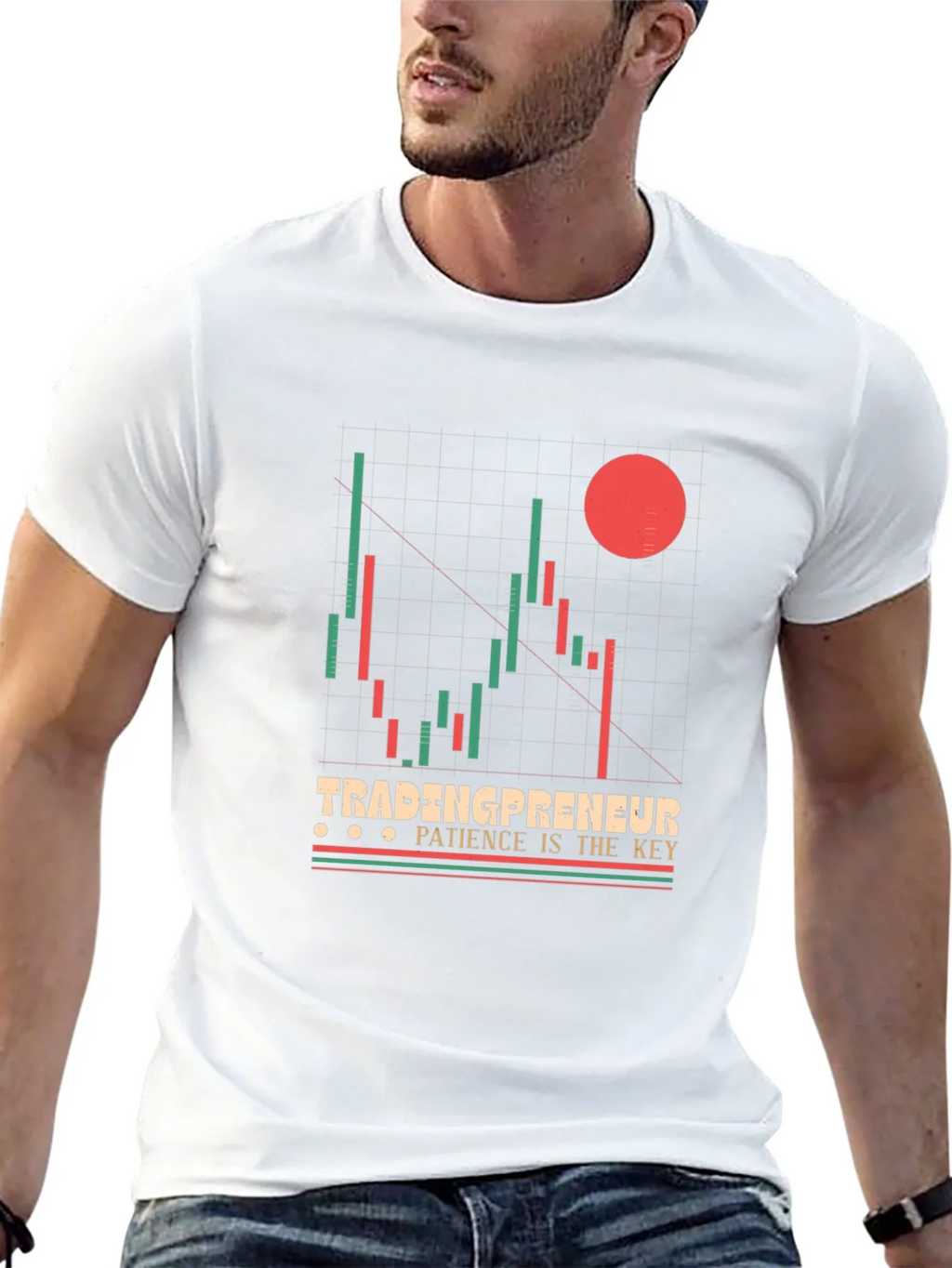 Tradingpreneur Patience is Key Graphic Tee product image 12