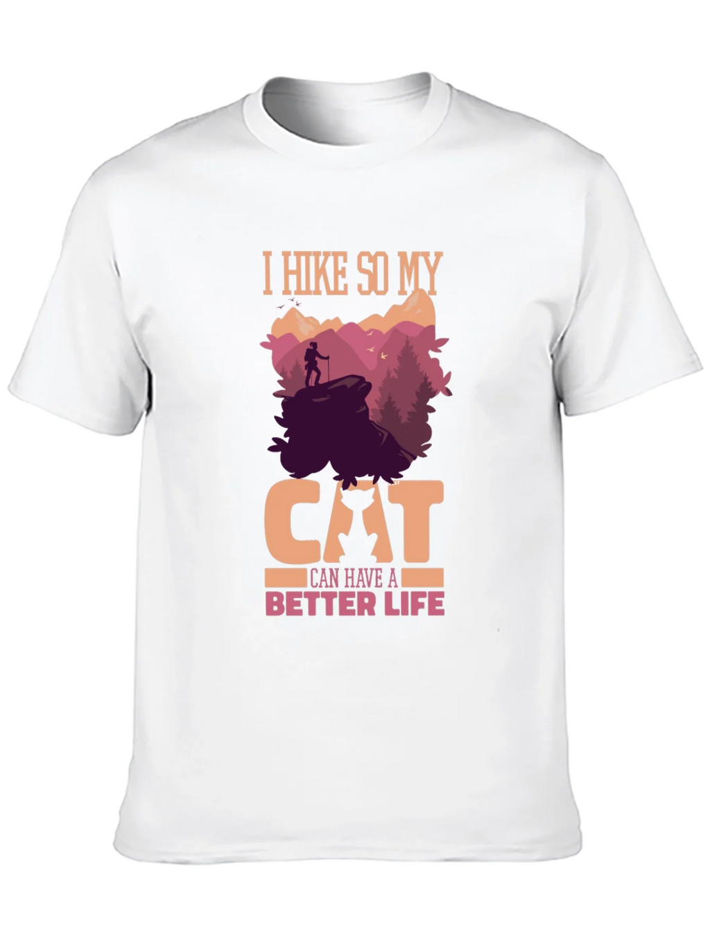 Hiking Cat Lover T-Shirt - Better Life Design product image 7
