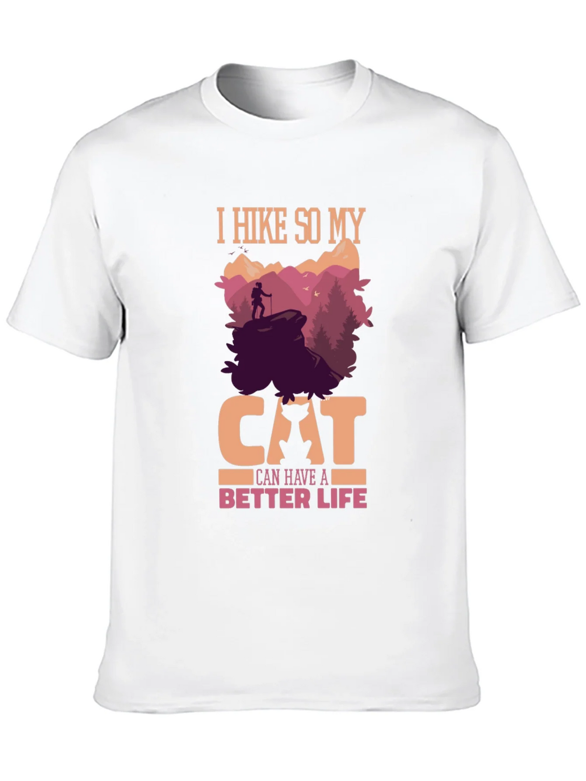 Hiking Cat Lover T-Shirt - Better Life Design product image 7