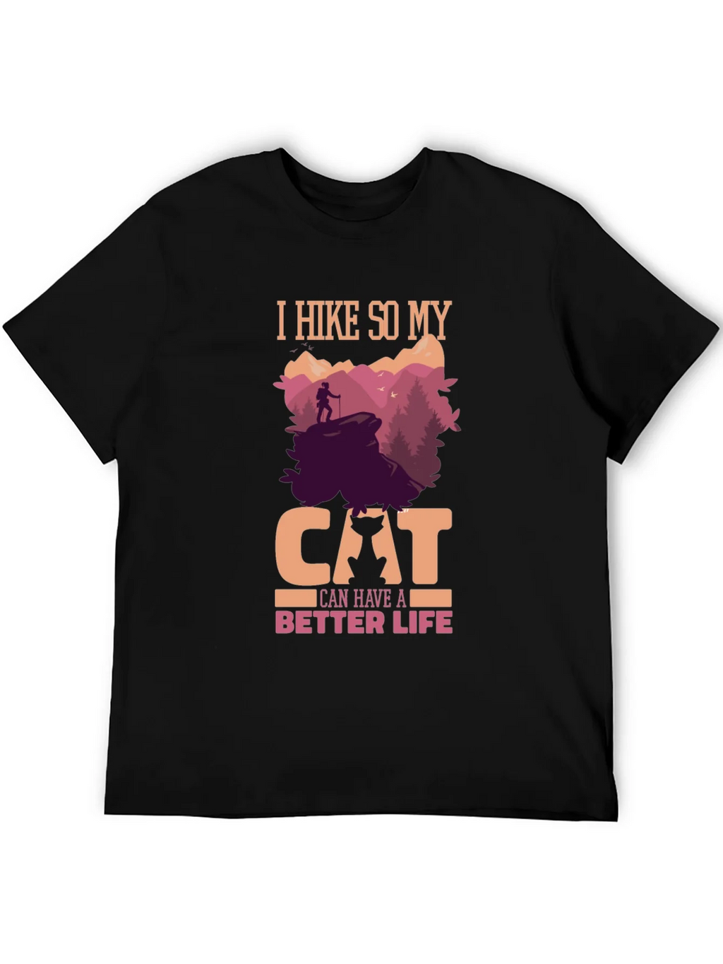 Hiking Cat Lover T-Shirt - Better Life Design product image 4