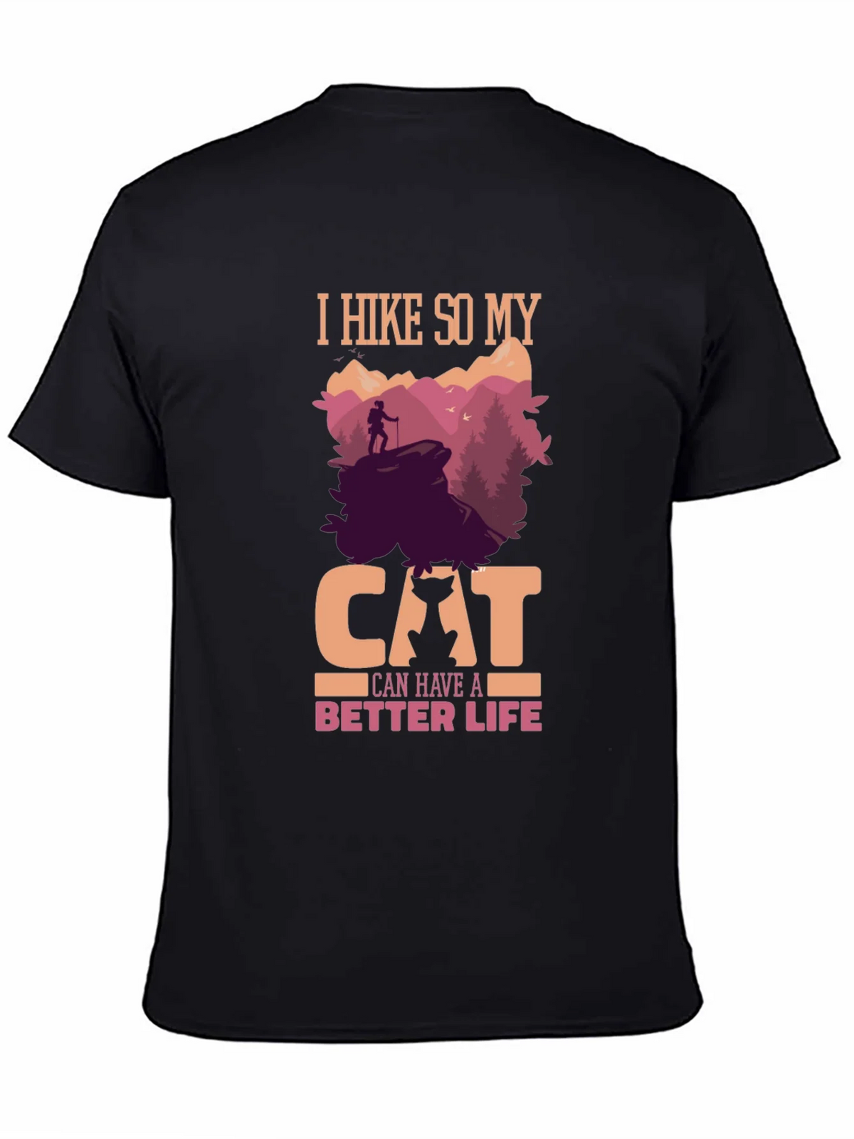 Hiking Cat Lover T-Shirt - Better Life Design product image 3