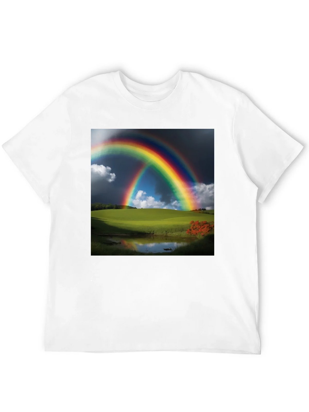 Rainbow Landscape Graphic Tee product image 11