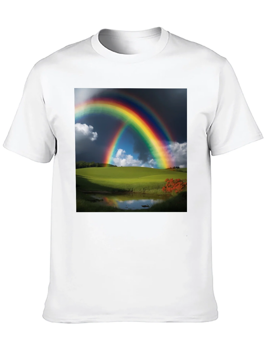 Rainbow Landscape Graphic Tee product image 9