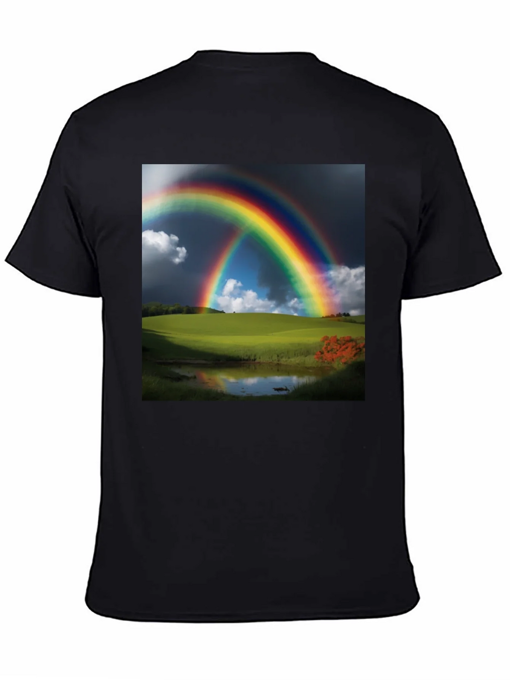 Rainbow Landscape Graphic Tee product image 4