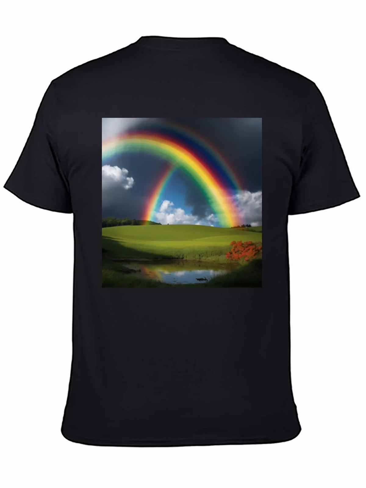 Rainbow Landscape Graphic Tee product image 4