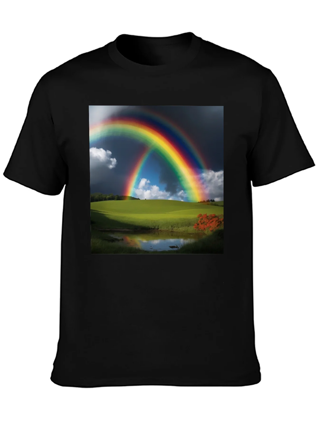 Rainbow Landscape Graphic Tee product image 3