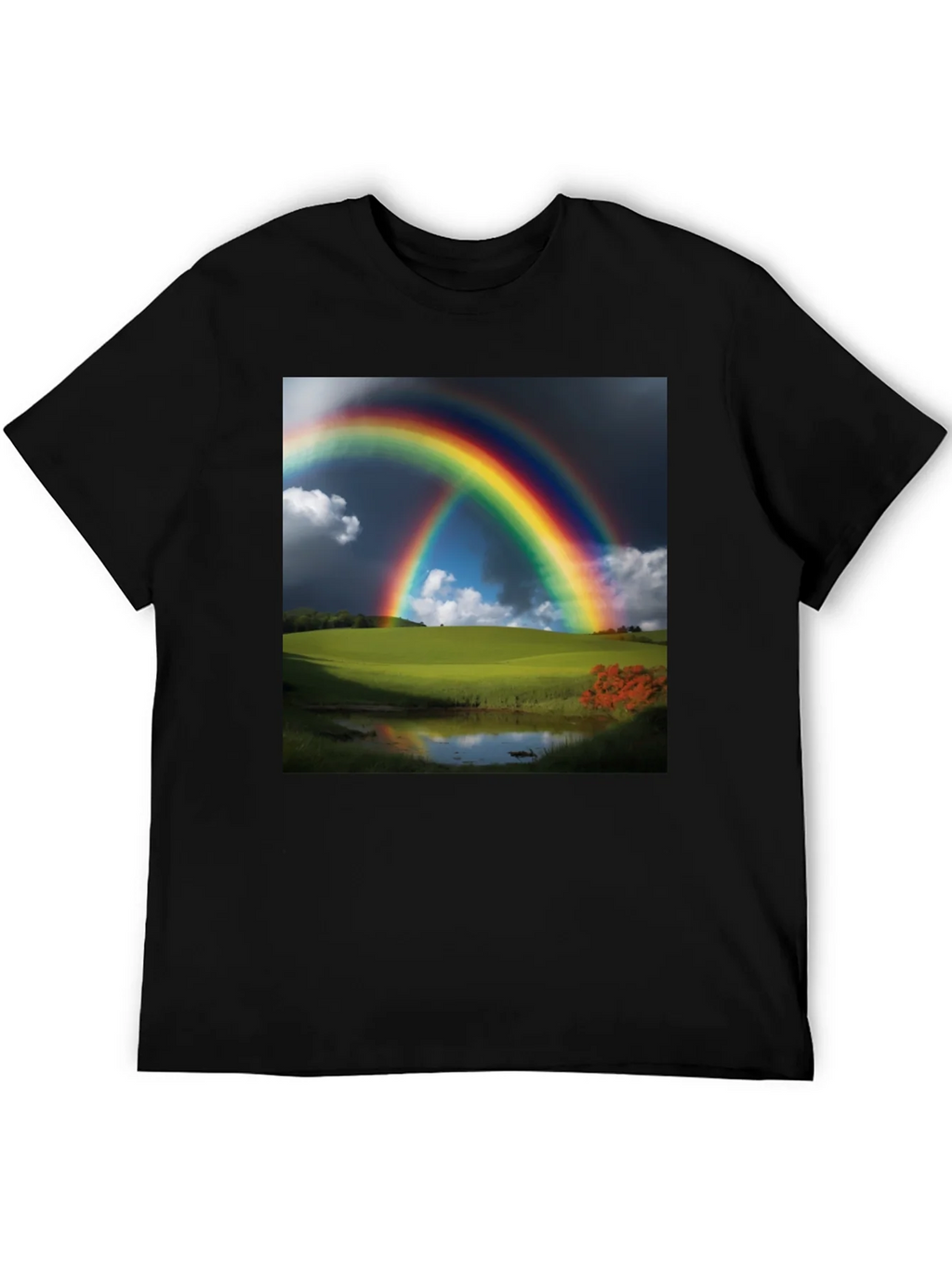 Rainbow Landscape Graphic Tee product image 5
