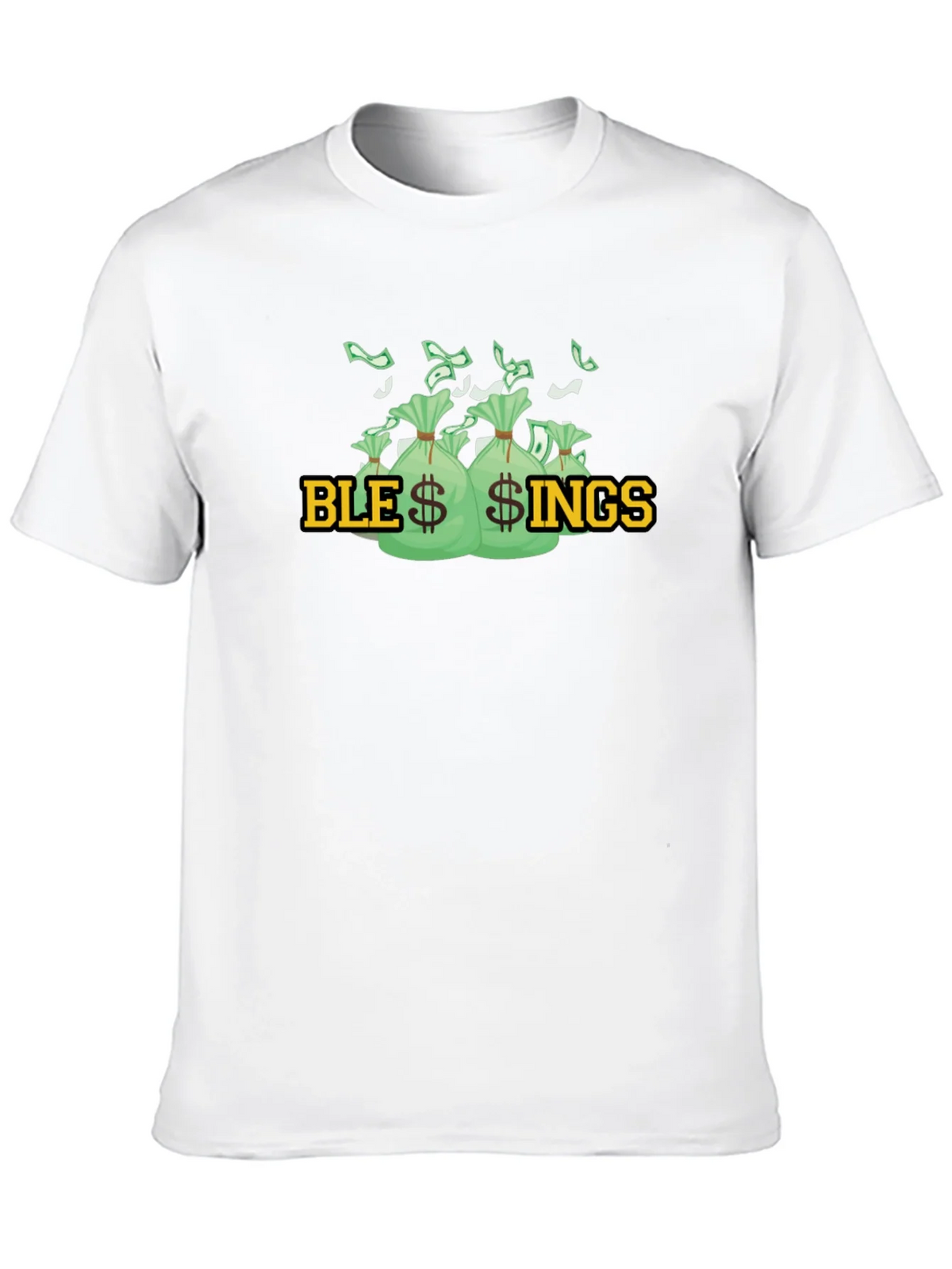Blessings Graphic T-Shirt - Money Bags Design product image 9