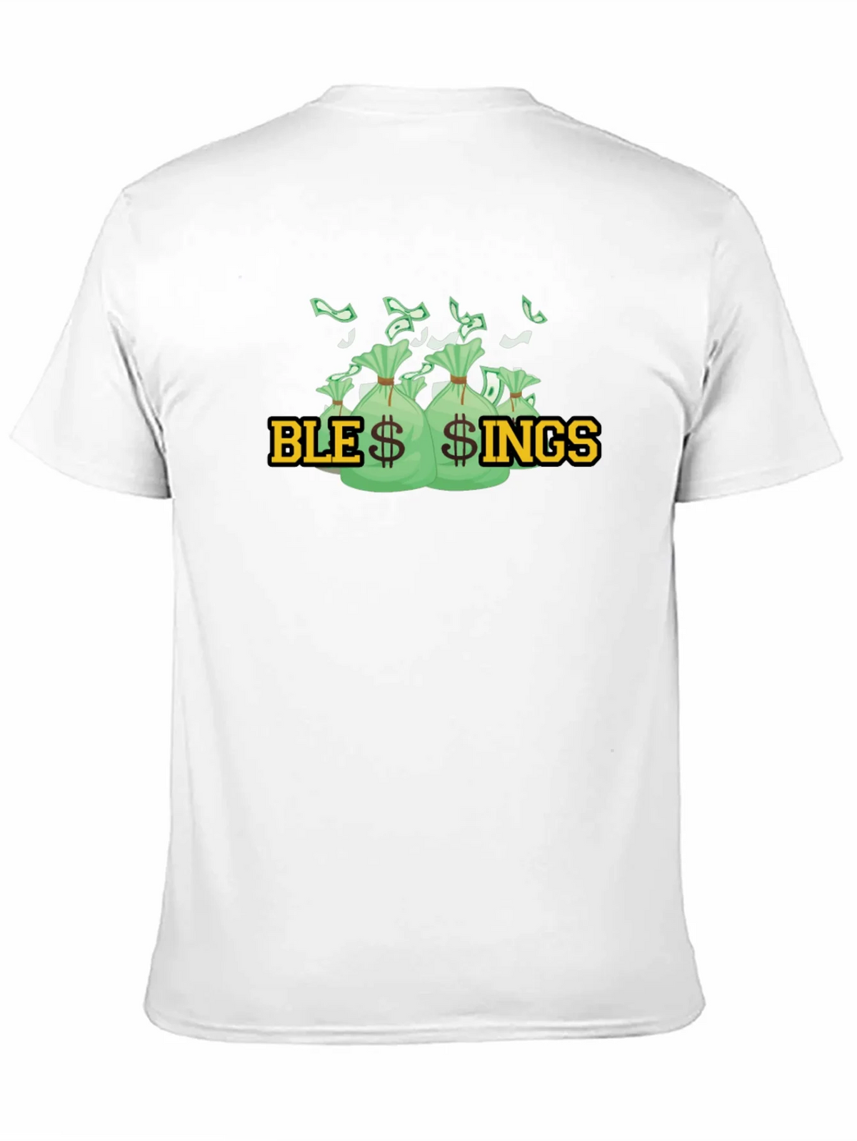 Blessings Graphic T-Shirt - Money Bags Design product image 10