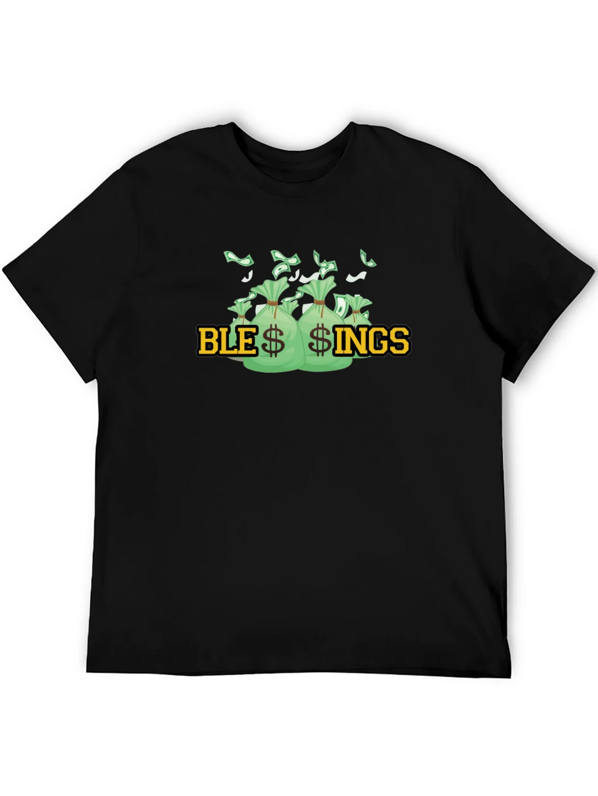 Blessings Graphic T-Shirt - Money Bags Design product image 5